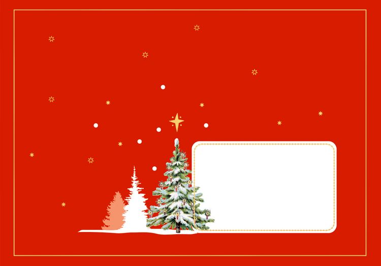 Produktbild: Weihnachtskarte mit Anh&auml;nger