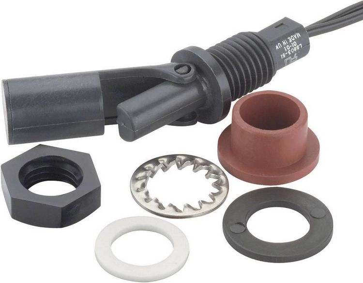 Produktbild: TE Connectivity Sensor LS803-51 Schwimmerschalter 250 V/AC, 100 V/DC 1 A 1 Schlie&szlig;er, 1 &Ouml;ffner IP65 1 St.