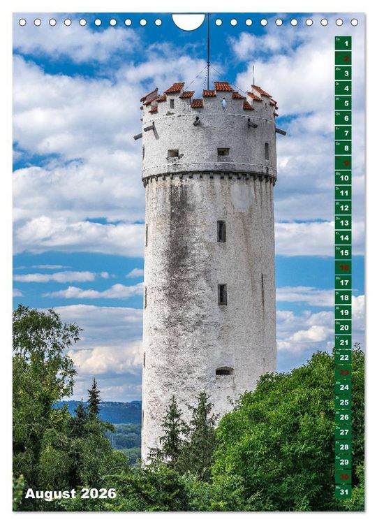 Produktbild: Ravensburg, Stadt der T&uuml;rme (Wandkalender 2026 DIN A4 hoch), CALVENDO Monatskalender