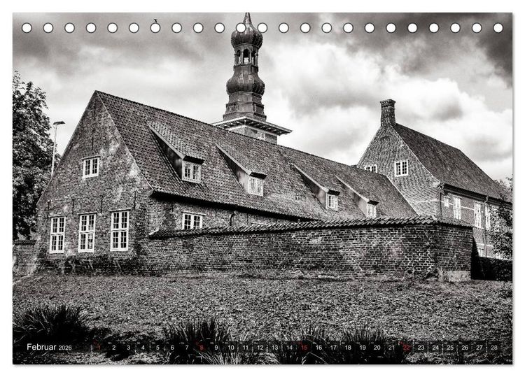 Produktbild: Ein Blick auf Husum (Tischkalender 2026 DIN A5 quer), CALVENDO Monatskalender