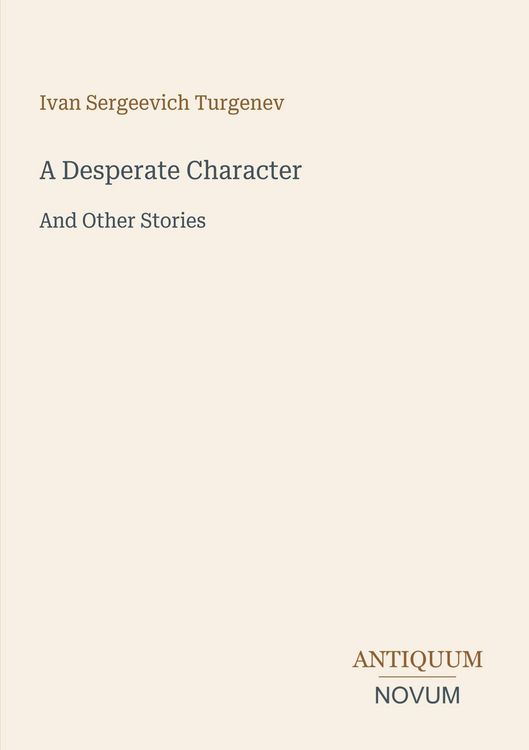 Produktbild: A Desperate Character