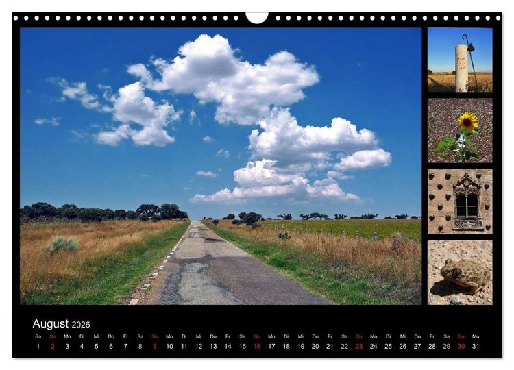 Produktbild: Via de la Plata - auf dem Jakobsweg von Sevilla nach Santiago (Wandkalender 2026 DIN A3 quer), CALVENDO Monatskalender