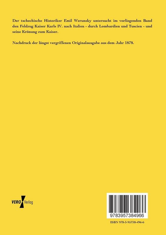 Produktbild: Der erste R&ouml;merzug Kaiser Karls IV.