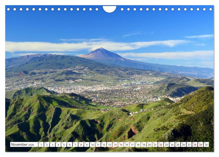 Produktbild: Teneriffa - Insel der Gl&uuml;ckseligen (Wandkalender 2026 DIN A4 quer), CALVENDO Monatskalender