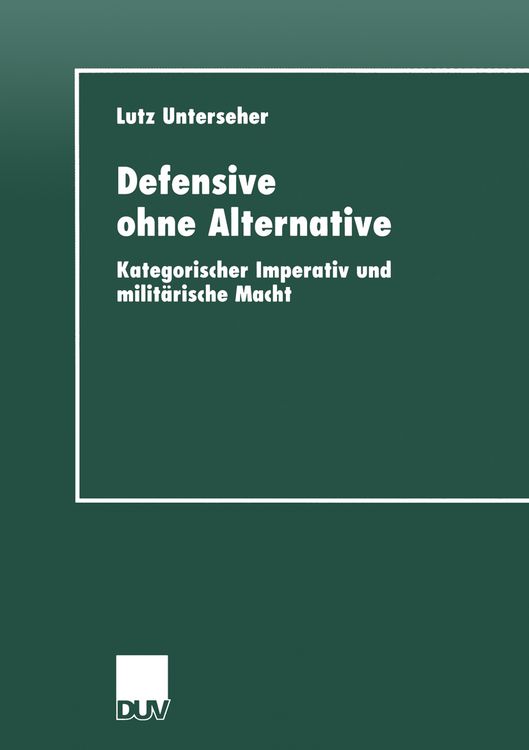 Produktbild: Defensive ohne Alternative