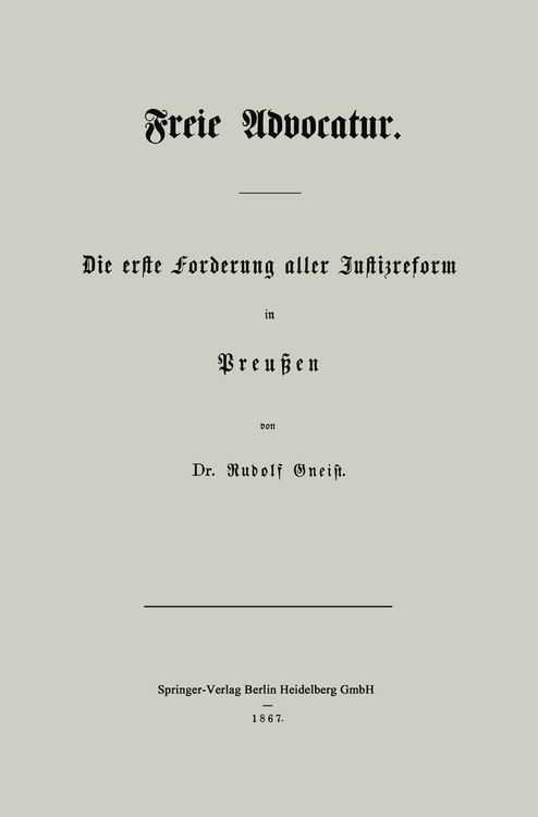 Produktbild: Freie Advocatur