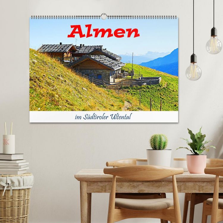 Produktbild: Almen im S&uuml;dtiroler Ultental (Wandkalender 2026 DIN A2 quer), CALVENDO Monatskalender