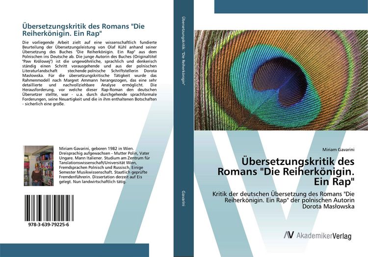Produktbild: &Uuml;bersetzungskritik des Romans "Die Reiherk&ouml;nigin. Ein Rap"
