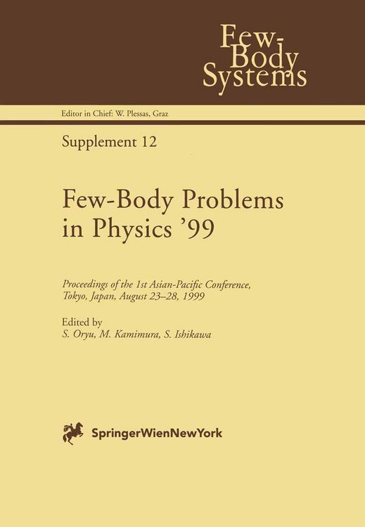Produktbild: Few-Body Problems in Physics '99