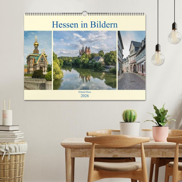 Produktbild: Hessen in Bildern (Wandkalender 2026 DIN A2 quer), CALVENDO Monatskalender
