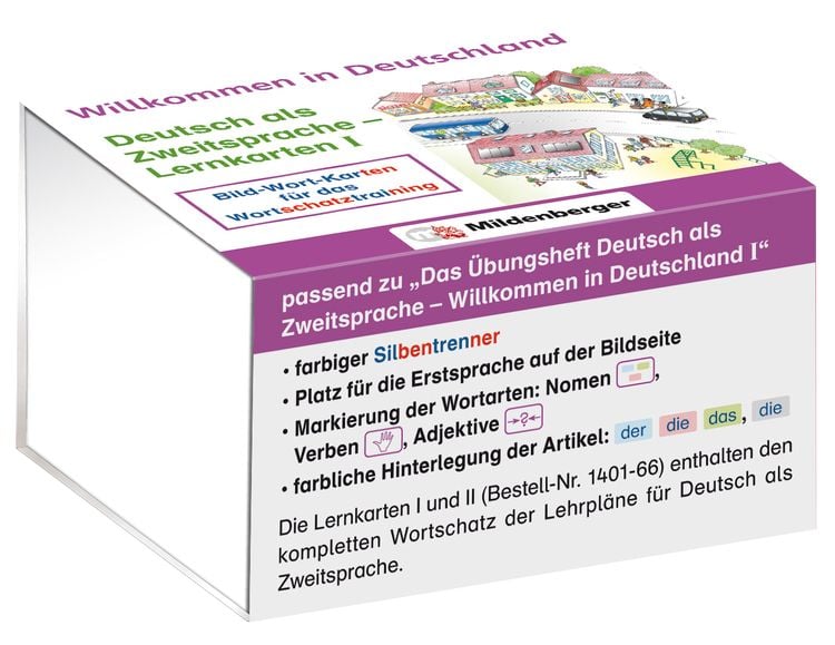 Willkommen in Deutschland - Deutsch als Zweitsprache - Lernkarten I