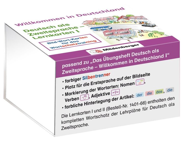 Produktbild: Willkommen in Deutschland &ndash; Deutsch als Zweitsprache - Lernkarten I
