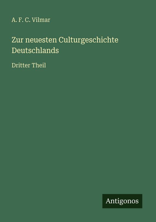 Produktbild: Zur neuesten Culturgeschichte Deutschlands