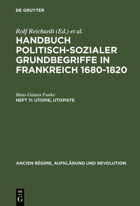 Produktbild: Utopie, Utopiste