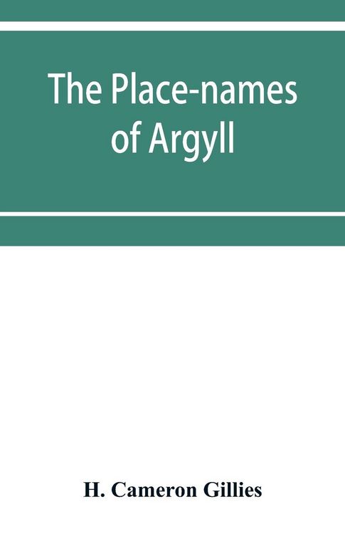 Produktbild: The place-names of Argyll
