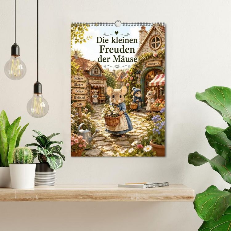 Produktbild: Die kleinen Freuden der M&auml;use (Wandkalender 2027 DIN A3 hoch), CALVENDO Monatskalender