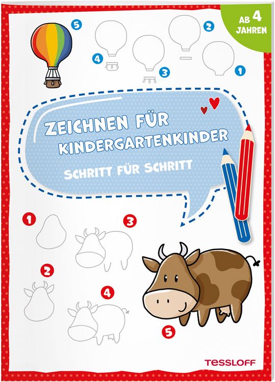 Produktbild: Zeichnen f&uuml;r Kindergartenkinder. Schritt f&uuml;r Schritt