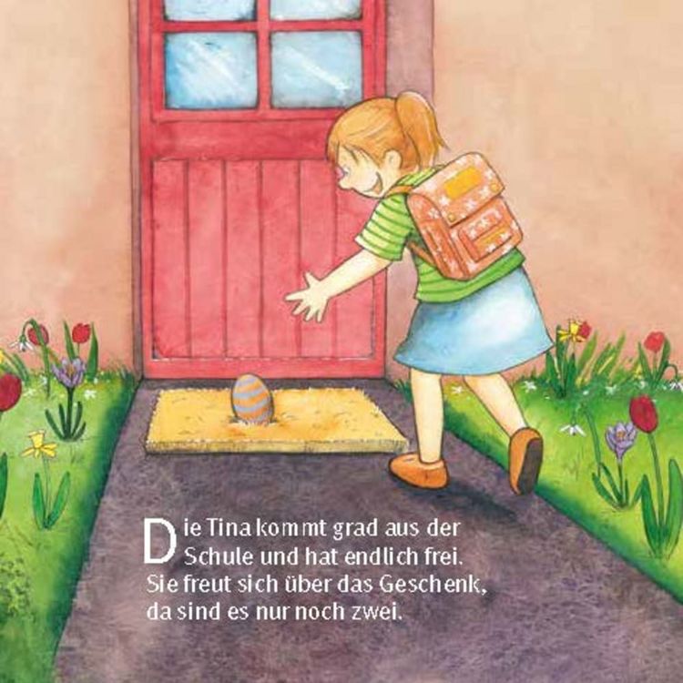 Produktbild: Da dr&uuml;ben sitzt ein Osterhas. Mini-Bilderbuch.
