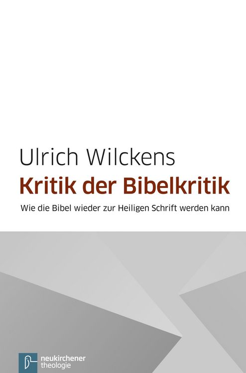 Produktbild: Kritik der Bibelkritik