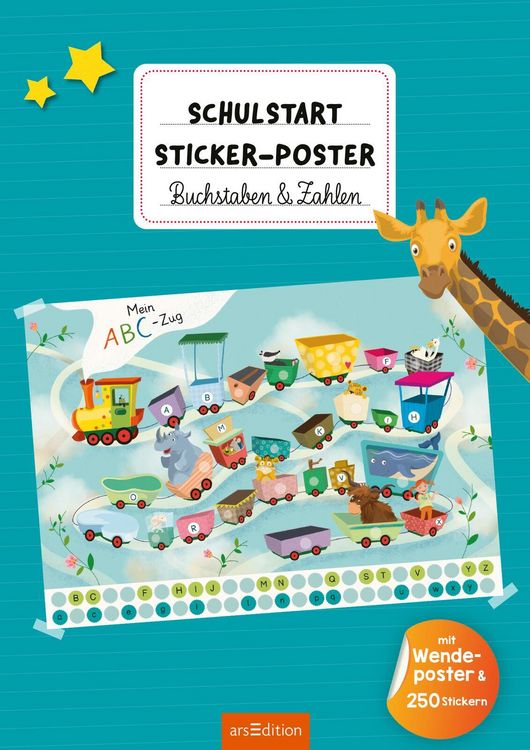 Produktbild: Schulstart-Sticker-Poster Buchstaben & Zahlen