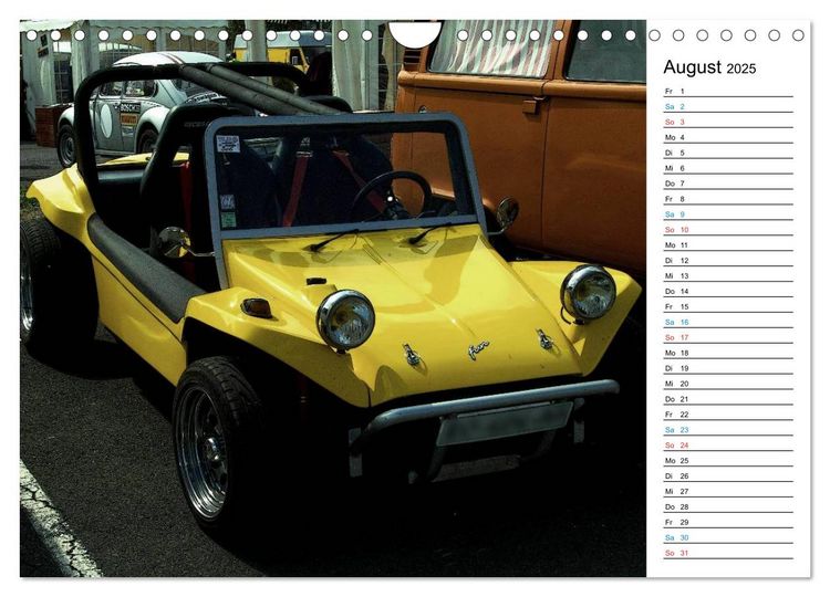 Produktbild: Buggys - die Kultautos der 80er (Wandkalender 2025 DIN A4 quer), CALVENDO Monatskalender