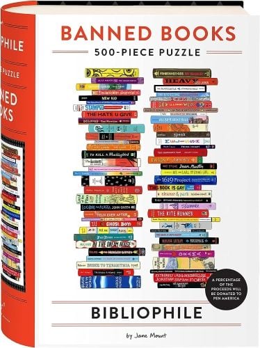 Produktbild: Bibliophile Banned Books 500-Piece Puzzle