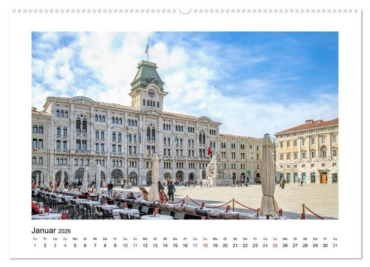 Produktbild: Friaul-Julisch Venetien - Triest (Wandkalender 2026 DIN A2 quer), CALVENDO Monatskalender