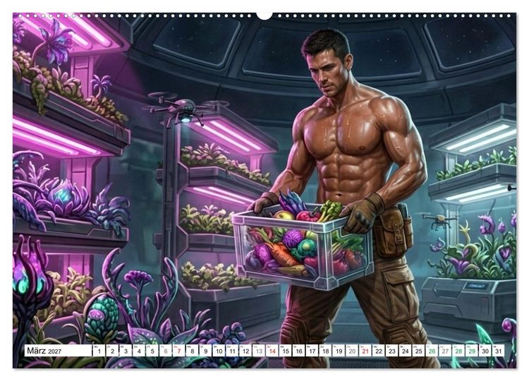 Produktbild: Echte Kerle &ndash; Epsilon Prime (hochwertiger Premium Wandkalender 2027 DIN A2 quer), Kunstdruck in Hochglanz