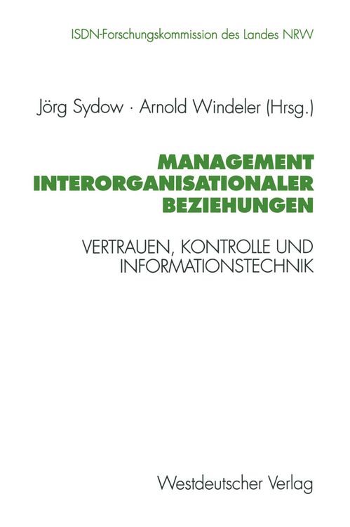 Produktbild: Management interorganisationaler Beziehungen