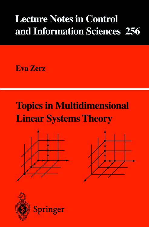 Produktbild: Topics in Multidimensional Linear Systems Theory