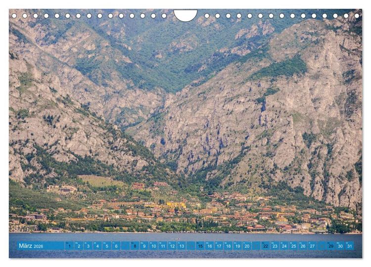 Produktbild: Gardasee. Lago di Garda (Wandkalender 2026 DIN A4 quer), CALVENDO Monatskalender