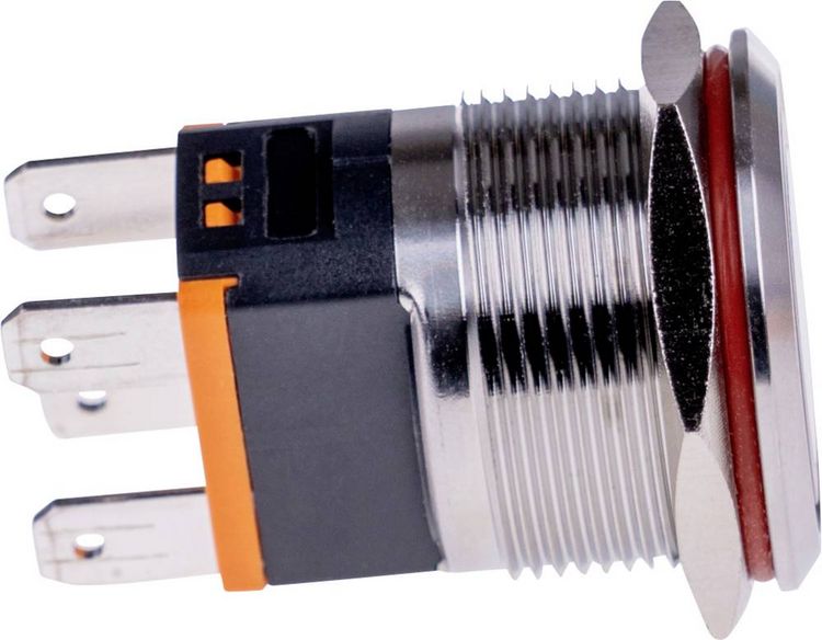 Produktbild: Joy-it BUTTON22C-L-GR BUTTON22C-L-GR Tastschalter 250 V/AC 15 A 1 x Ein/Aus rastend Gr&uuml;n (&Oslash; x H) 25 mm x 34.50 mm IK10, IP67 1 St.