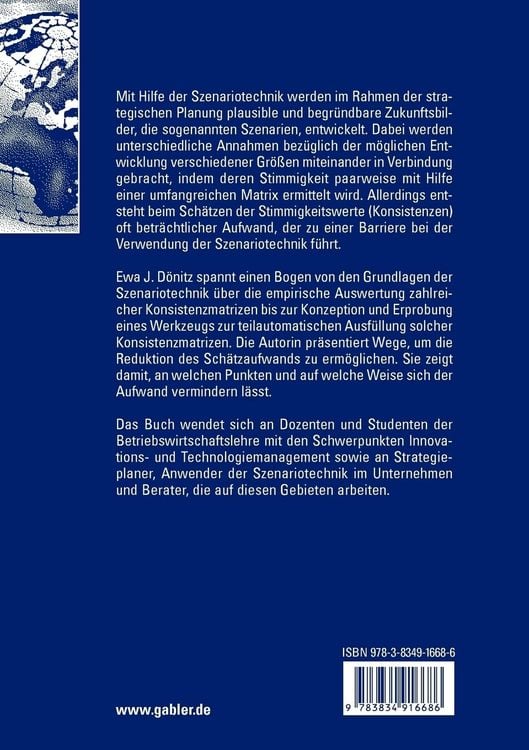 Produktbild: Effizientere Szenariotechnik durch teilautomatische Generierung von Konsistenzmatrizen