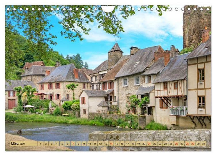 Produktbild: Bonjour Gascogne (Wandkalender 2027 DIN A4 quer), CALVENDO Monatskalender