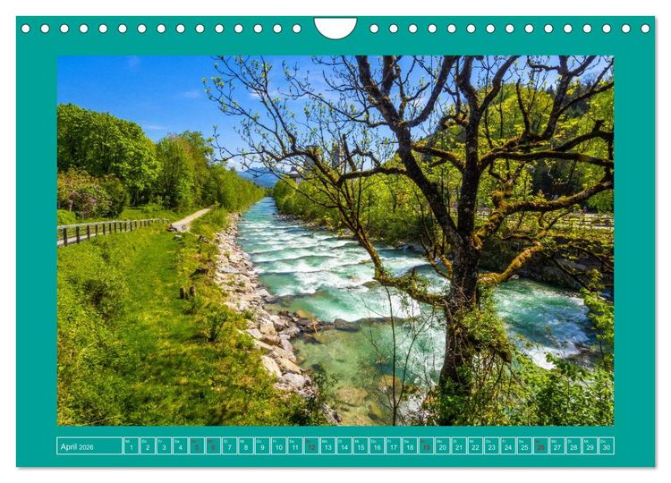 Produktbild: Sch&ouml;ne Gr&uuml;&szlig;e aus Hallein (Wandkalender 2026 DIN A4 quer), CALVENDO Monatskalender