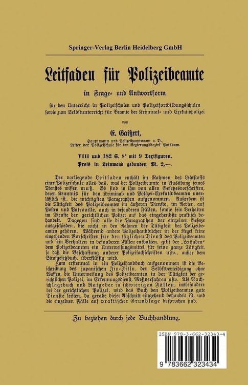 Produktbild: Die Nahrungsmittelkontrolle durch den Polizeibeamten