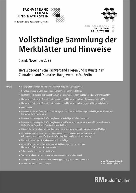 Produktbild: Merkbl&auml;tter Fliesen Komplettpaket - PDF