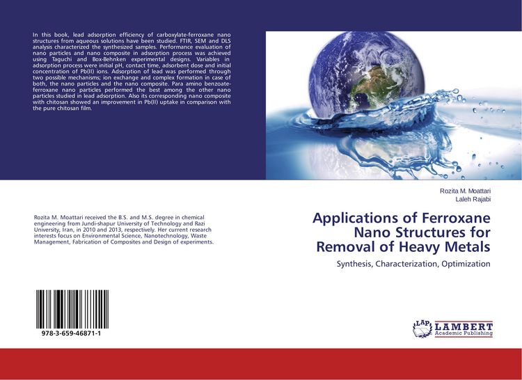 Produktbild: Applications of Ferroxane Nano Structures for Removal of Heavy Metals