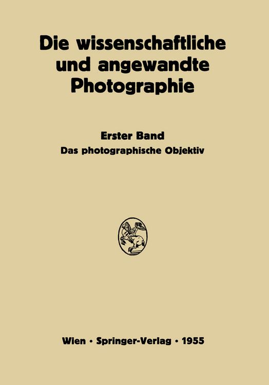 Produktbild: Das Photographische Objektiv