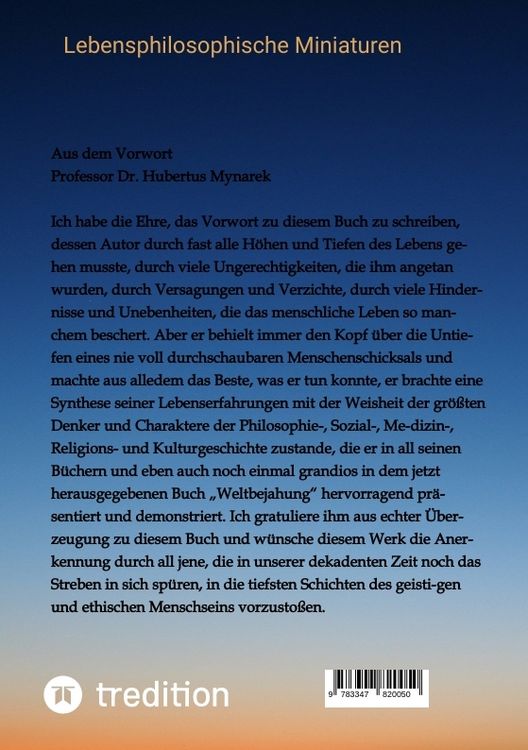 Produktbild: Weltbejahung