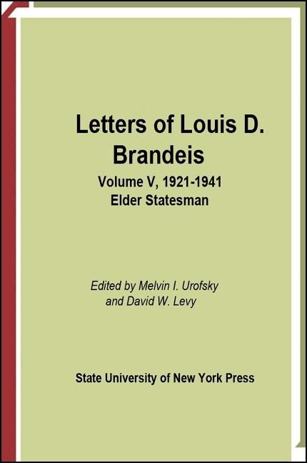 Produktbild: Letters of Louis D. Brandeis