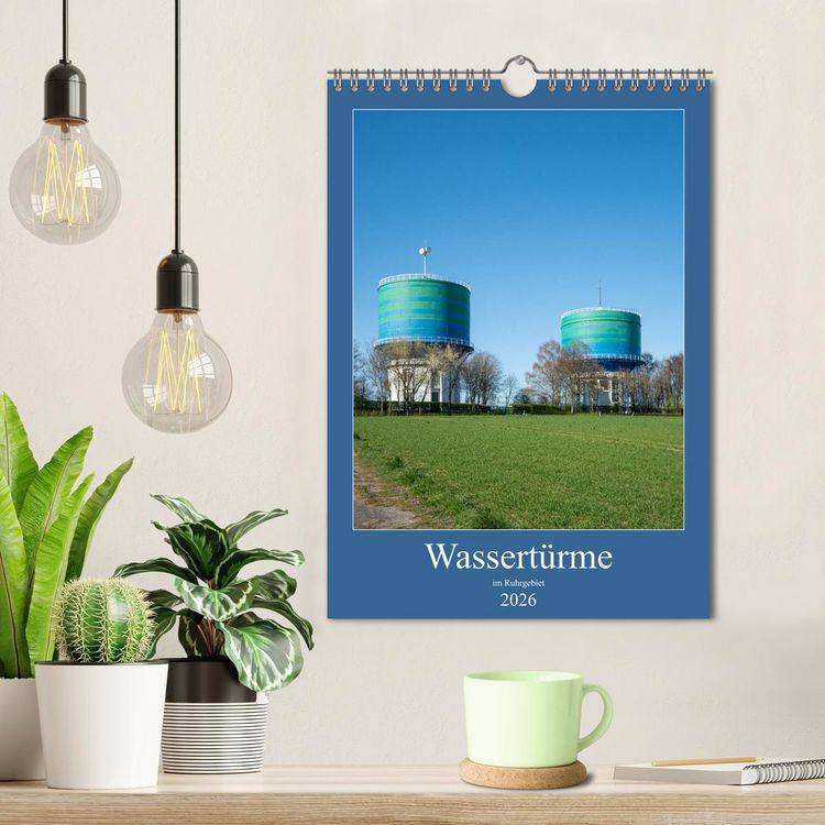 Produktbild: Wassert&uuml;rme im Ruhrgebiet (Wandkalender 2026 DIN A4 hoch), CALVENDO Monatskalender