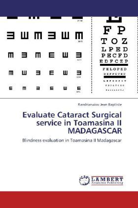 Produktbild: Jean Baptiste, R: Evaluate Cataract Surgical service in Toam