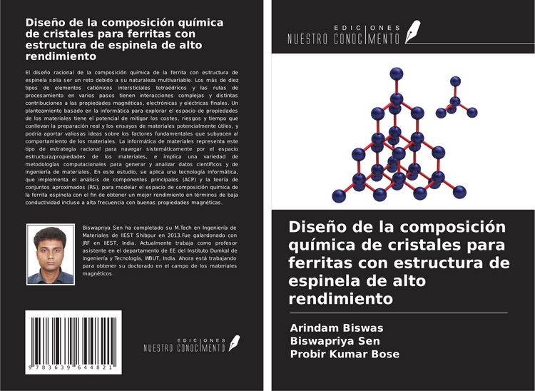 Produktbild: Dise&ntilde;o de la composici&oacute;n qu&iacute;mica de cristales para ferritas con estructura de espinela de alto rendimiento