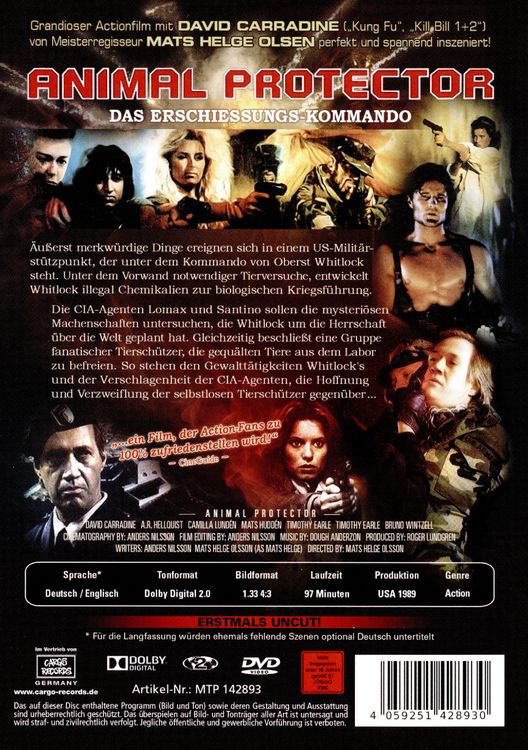 Produktbild: Animal Protector - Das Erschiessungs-Kommando - Uncut