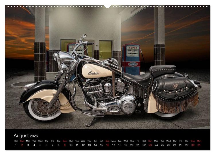 Produktbild: Motorbike Dreams (High Quality Premium Wall Calendar 2026 DIN A2 landscape),CALVENDO 12 Month Wall Calendar