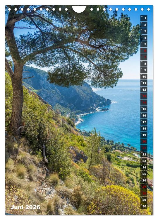 Produktbild: C&Ocirc;TE D&rsquo;AZUR Idyllische Orte (Wandkalender 2026 DIN A4 hoch), CALVENDO Monatskalender