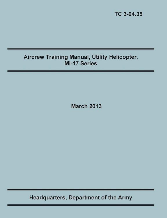Produktbild: Aircrew Training Manual, Utility Helicopter Mi-17 Series