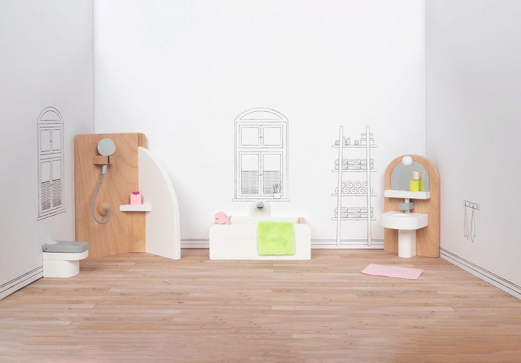 Produktbild: Puppenm&ouml;bel Style, Badezimmer