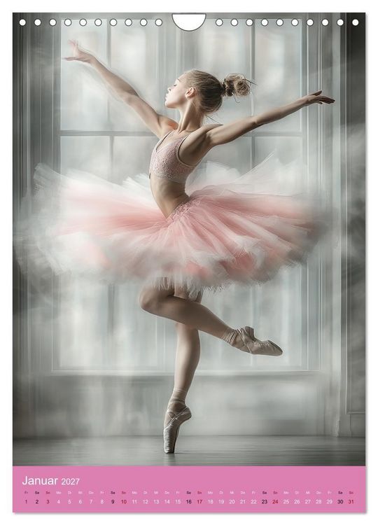 Produktbild: Sch&ouml;nheit und Eleganz im Ballett (Wandkalender 2027 DIN A4 hoch), CALVENDO Monatskalender